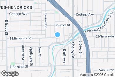 Map image of the property - 1703 Ringgold Ave