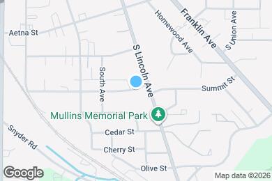 Map image of the property - 677 E Euclid St