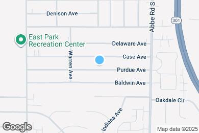 Map image of the property - 734 Purdue Ave