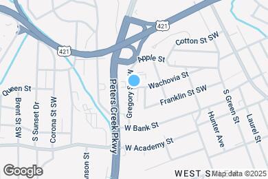 Map image of the property - 401 Gregory St SW