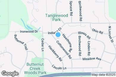 Map image of the property - 611 Cottonwood Rd