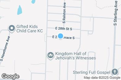 Map image of the property - 10513 E 28th Terrace S