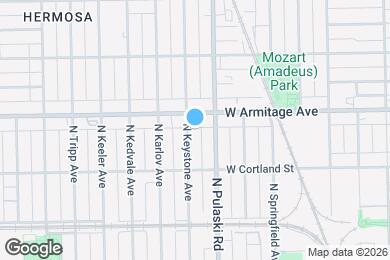 Map image of the property - 1943 N Keystone Ave
