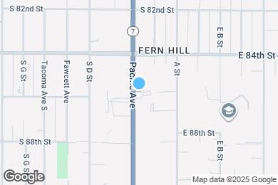 Map image of the property - Pacific Ridge Apartments