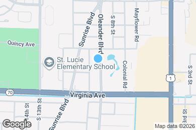 Map image of the property - 2009 Oleander Blvd