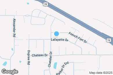 Map image of the property - 10400 Lafayette Dr