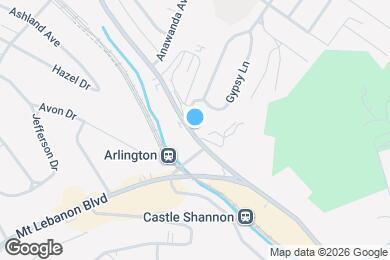 Map image of the property - 523 Castle Shannon Blvd