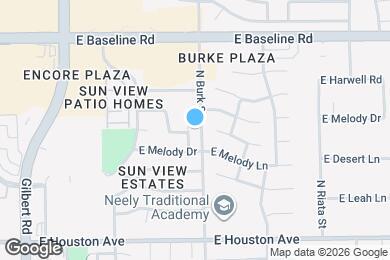 Map image of the property - 1415 N Ironwood St