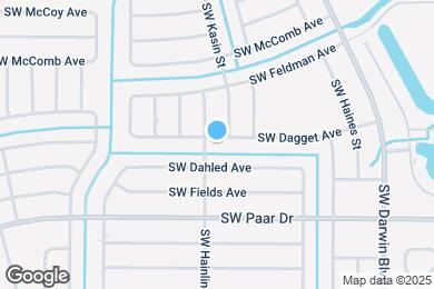 Map image of the property - 490 SW Dagget Ave