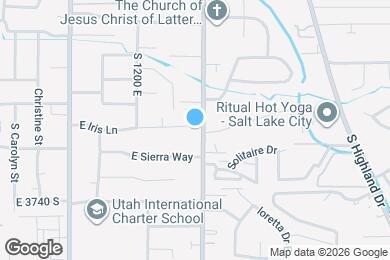 Map image of the property - 3636 S 1300 E