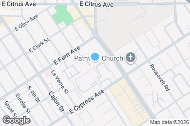 Map image of the property - 246 E Fern Ave