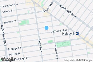 Map image of the property - 917 Jefferson Ave