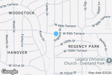 Map image of the property - 9914 England Dr