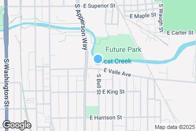 Map image of the property - 518 E Vaile Ave