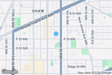Map image of the property - 615 P St NW
