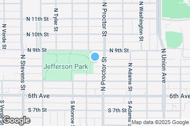 Map image of the property - 3915 N 8th St