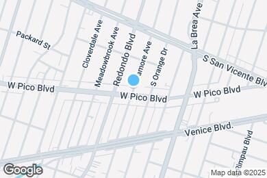 Map image of the property - 1341 S Sycamore Ave