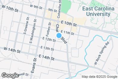 Map image of the property - 301 E 12th St