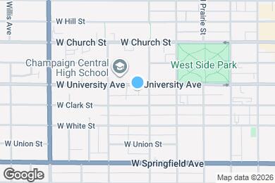 Map image of the property - 605 Univerisity