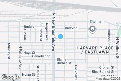 Map image of the property - 1323 Lamar St