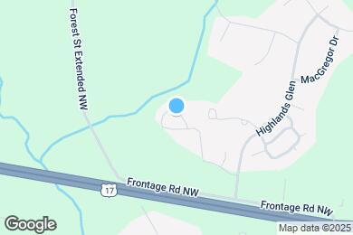 Map image of the property - 68 Highland Forest Cir
