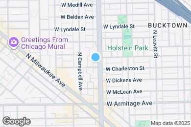 Map image of the property - 2110 N Western Ave