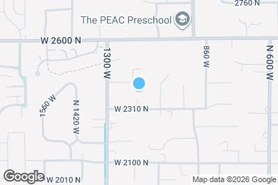 Map image of the property - 2372 N 1150 W