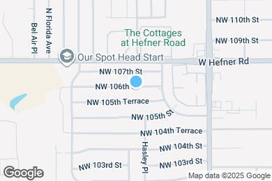 Map image of the property - 1300 NW 106th St