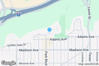 Map image of the property - 1815 Mission Cliff Dr