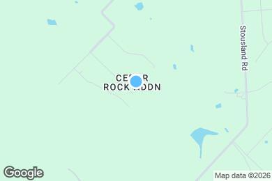 Map image of the property - 17349 Cedar Rock Ct