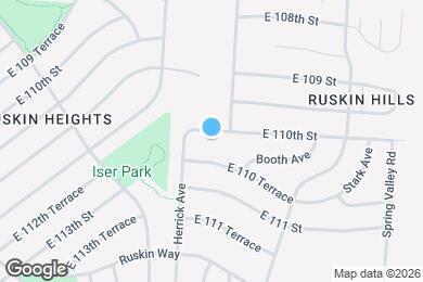 Map image of the property - 8305 E 110th St