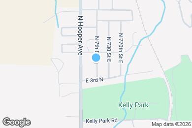 Map image of the property - 365 N 7th E