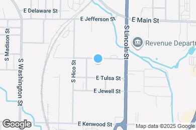 Map image of the property - 1118 E Harvard St