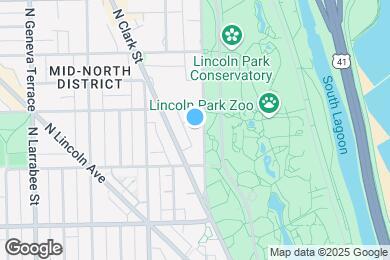 Map image of the property - The Nest at 2140 N Lincoln Park W