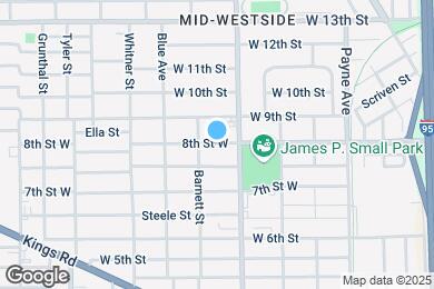 Map image of the property - 1328 8th St W