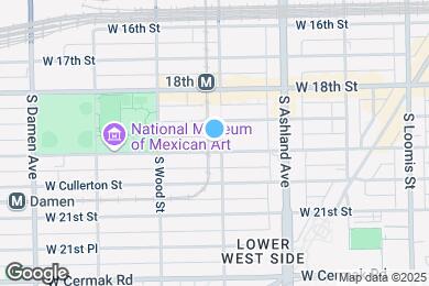 Map image of the property - 1702 W 19th St