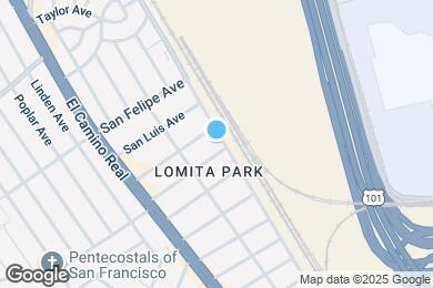 Map image of the property - 320 San Antonio Ave