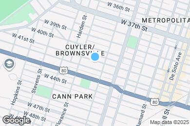 Map image of the property - 617 W 41st St