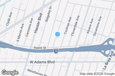 Map image of the property - 2406 S Dunsmuir Ave