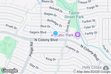 Map image of the property - 5540 N Colony Blvd