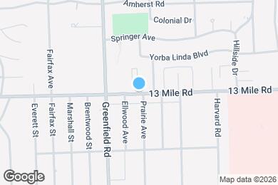 Map image of the property - 4308 W 13 Mile Rd
