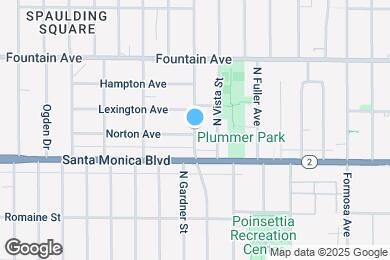 Map image of the property - 1138 N Gardner St