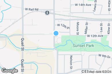 Map image of the property - 1190 Oak St