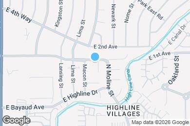 Map image of the property - 97 S Macon Ct