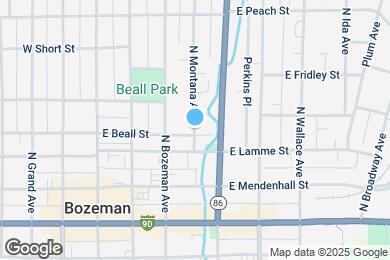 Map image of the property - 314 E Beall St