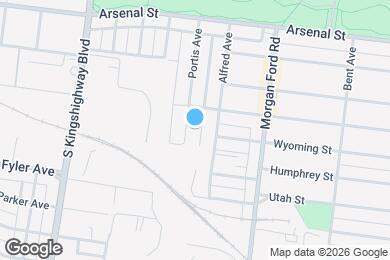 Map image of the property - 3226 Portis Ave