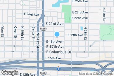 Map image of the property - 2405 E 19th Ave