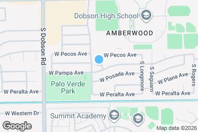 Map image of the property - 1738 W Pecos Ave