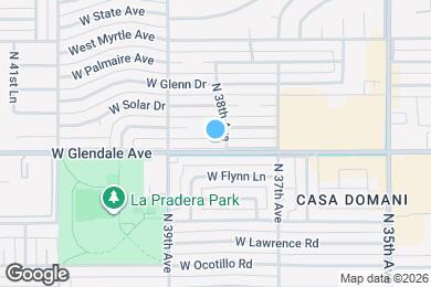 Map image of the property - 3808 W Glendale Ave