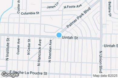 Map image of the property - 1134 N Foote Ave
